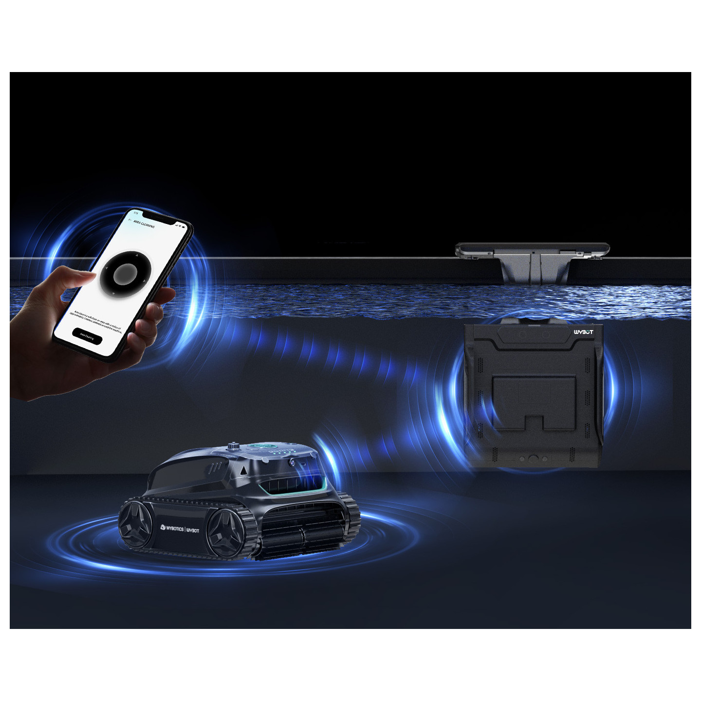 Limpiador piscina Wybot S2 Solar Vision