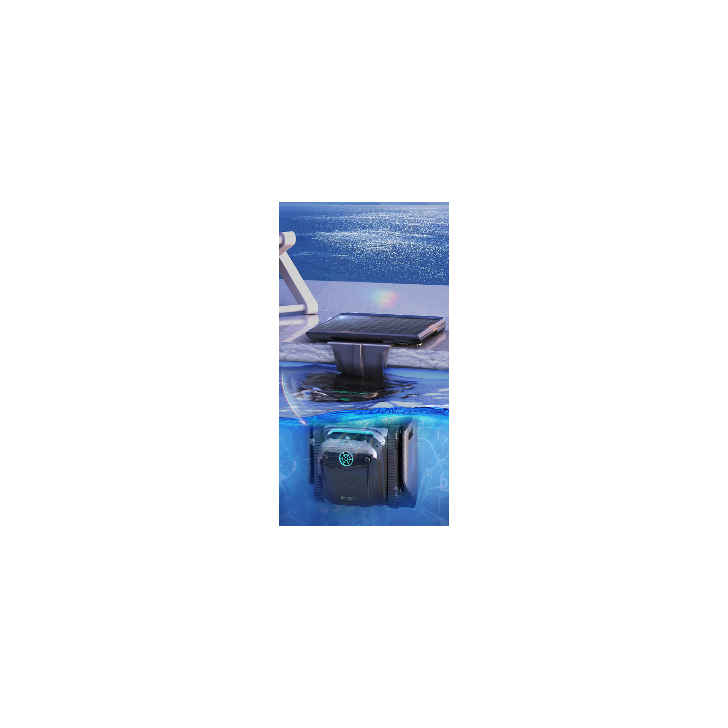 Limpiador piscina Wybot S2 Solar Vision
