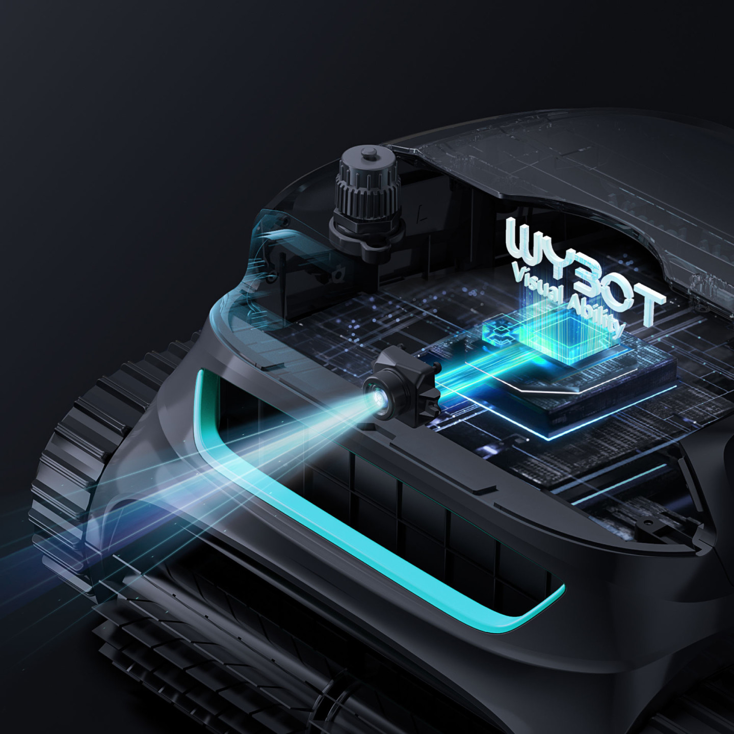 Limpiador piscina Wybot S2 Solar Vision