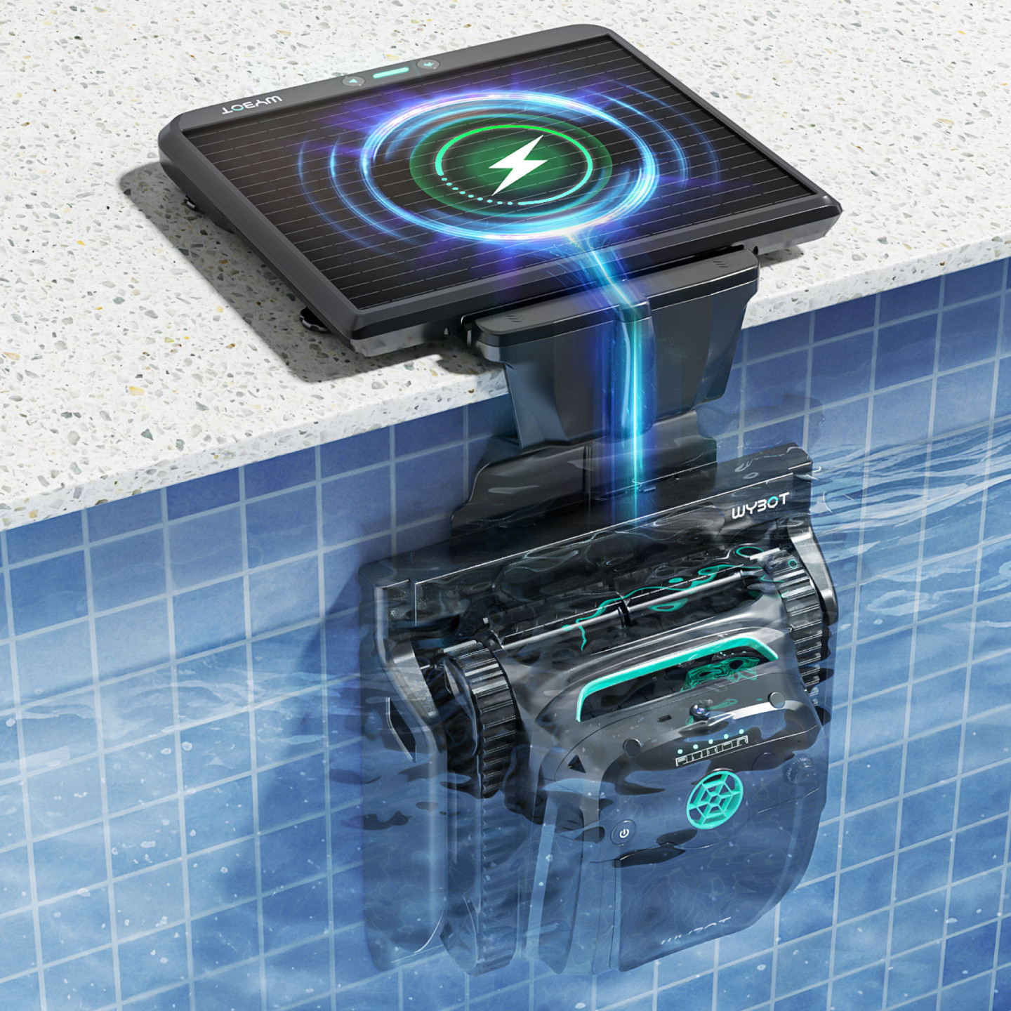 Limpiador piscina Wybot S2 Solar Vision