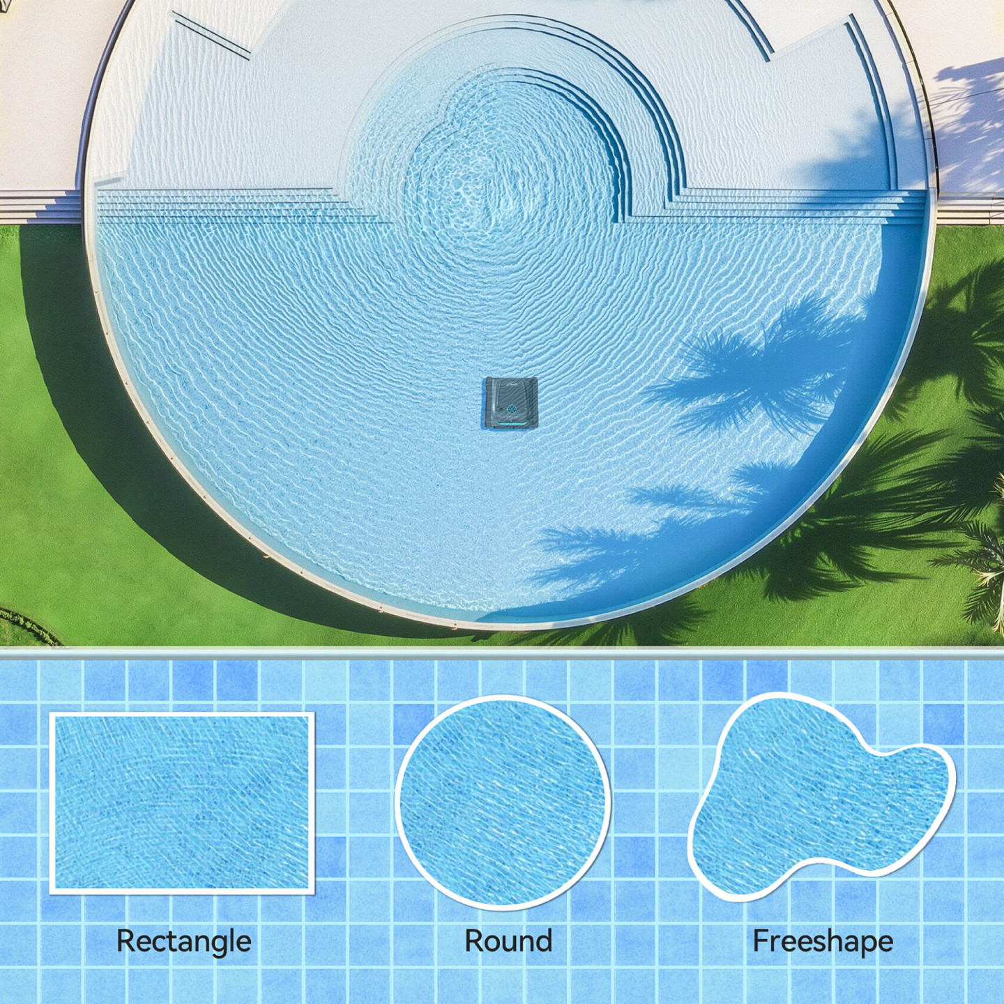 Limpiador piscina Wybot S2 Solar Vision